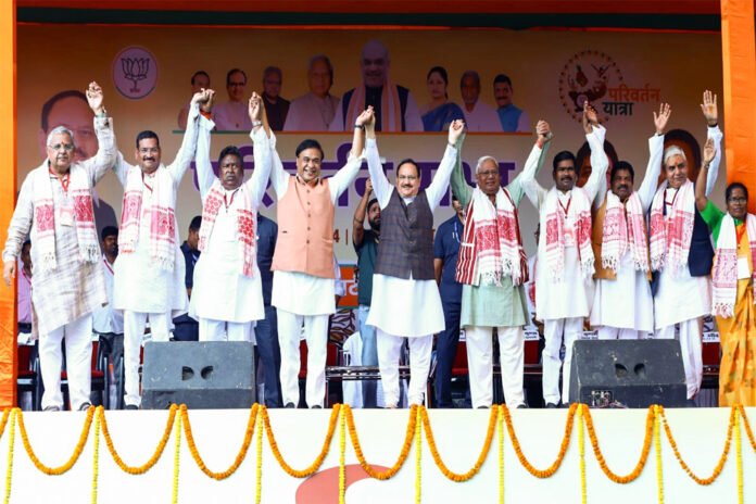 BJP's alliance decided in Jharkhand
