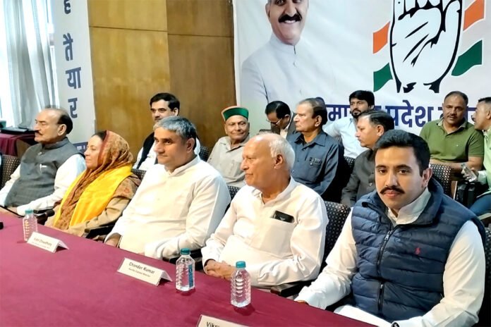 Congress upset with Himachal's narrative
