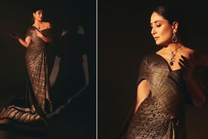 Kareena Kapoor: Kareena's Banarasi style in pleated vintage Banarasi saree, see Bebo's royal look
