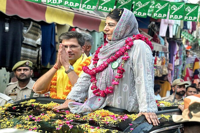 Mehbooba did not campaign on the last day
