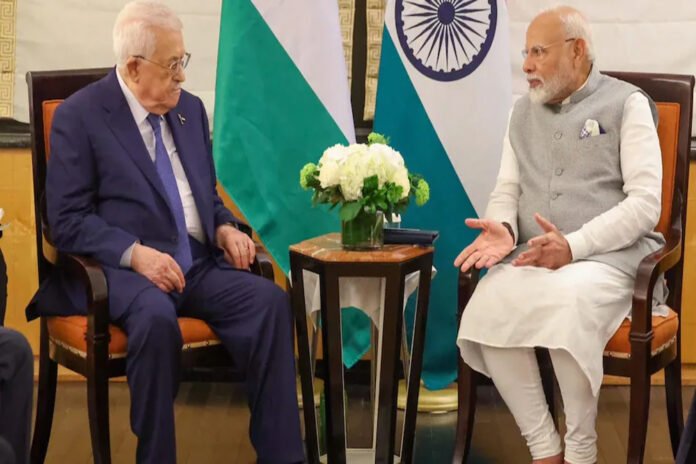 PM Narendra Modi meets President of Palestine
