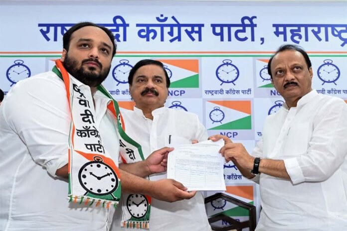 Ajit Pawar's ticket to Zeeshan Siddiqui
