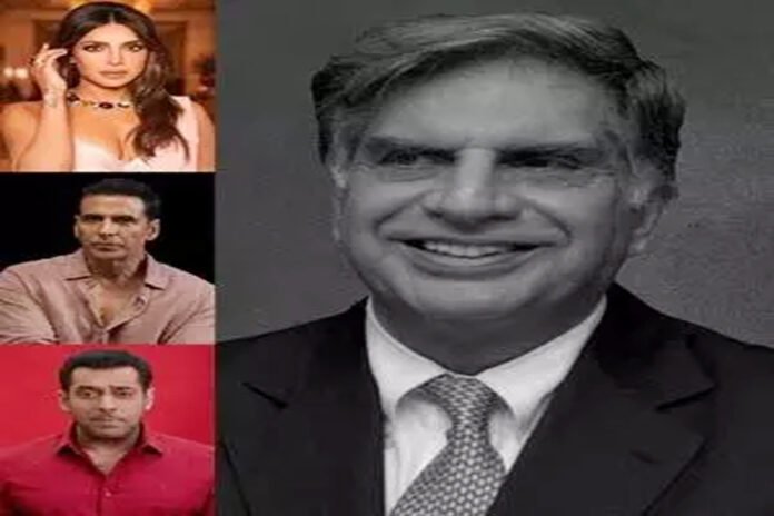 Big stars of silver screen paid tribute to Ratan Tata
