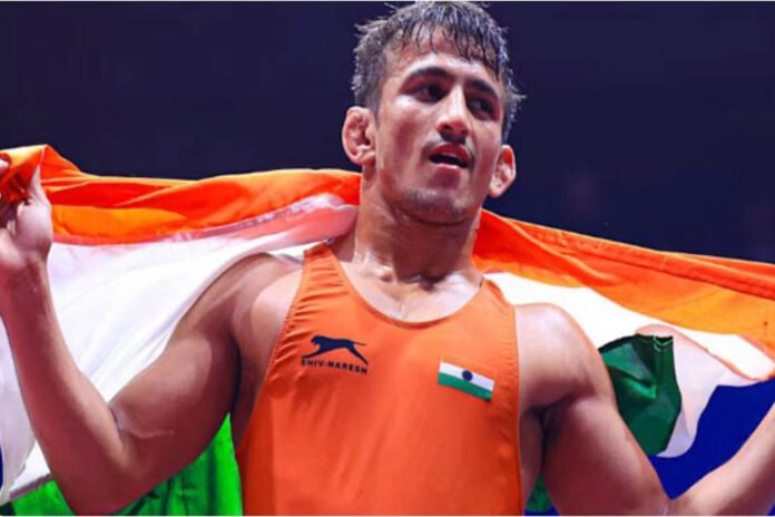 Chirag Chikara won gold in Under-23 World Wrestling Championship
