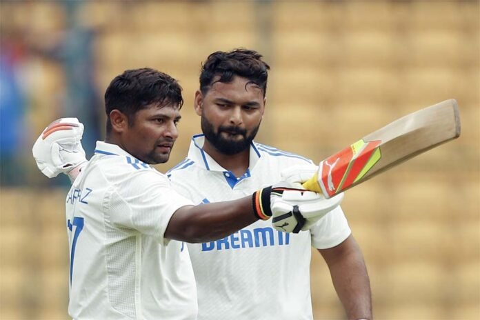 Fearless batting of Pant and Sarfaraz
