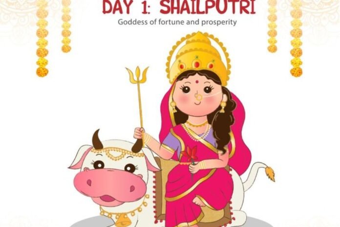 Navratri 2024: The festival of worship of Adishakti begins, worship Maa Shailputri on the first day.
