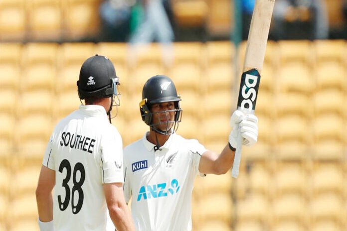 Rachin's century, New Zealand leads by 356 runs over India
