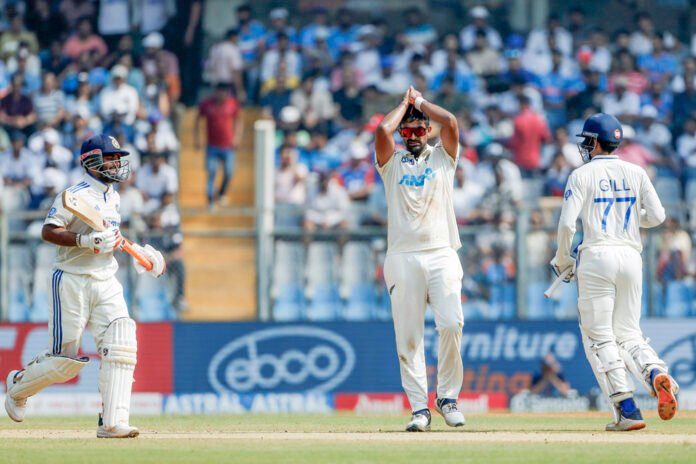 Mumbai Test: Half centuries from Gill and Pant, India lead by 28 runs
