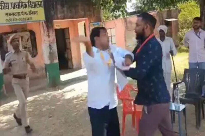 Naresh Meena slapped SDM Amit Chaudhary
