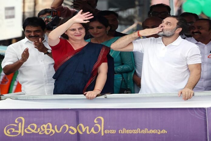 Rahul campaigned for Priyanka in Wayanad
