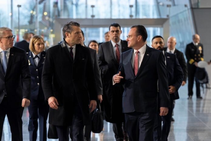 Hegasto called NATO allies to lead Europe's protection, Ukraine denied support for Membe

