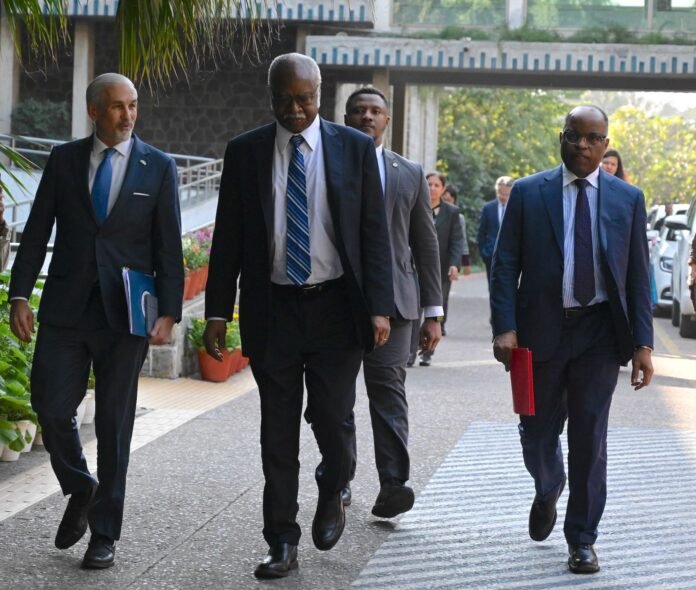 UN Mahasabha Speaker Philome Young In India Visit

